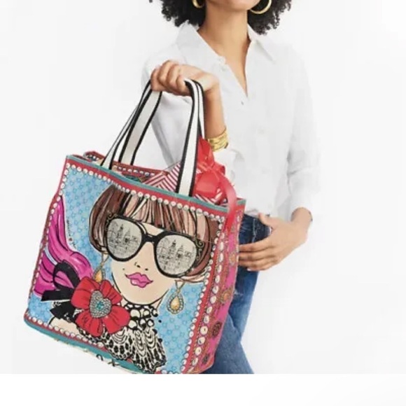 Brighton SPARKLE AND SHINE Tote NWT & Brighton GLAM GIRL CROSSBODY Pouch NWT - Picture 6 of 8